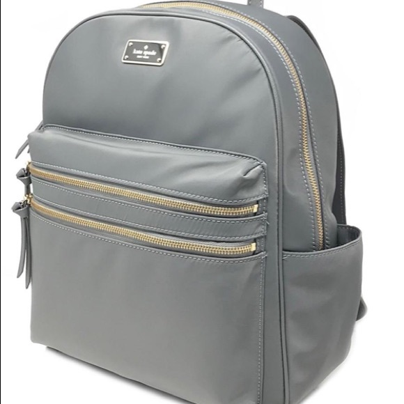 kate spade Handbags - ➕ KATE SPADE LARGE BRADLEY WILSON BACKPACK GREY